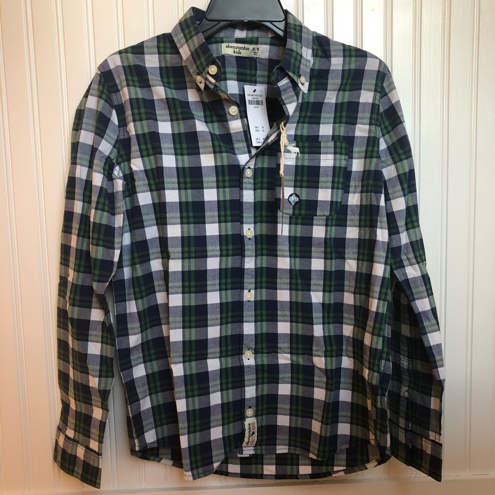 NWT Abercrombie Boys Button-down